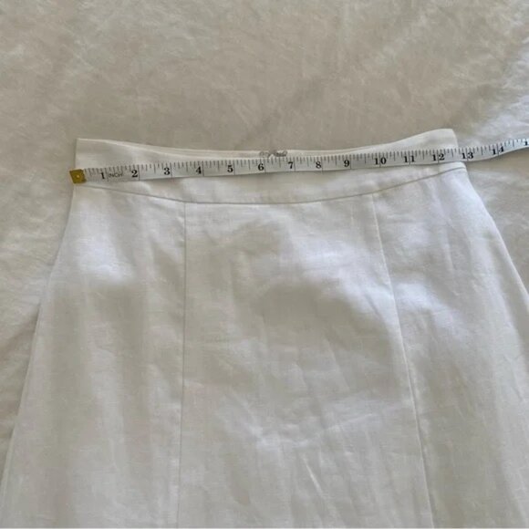 NWT Reformation Yucca Linen Two Piece Skirt Set White Size 0 - Picture 10 of 16